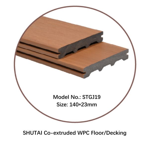 Micro-joint Splicing Wood Plastic Composite Decking Eco-friendly Waterproof Walnut Texture Heavier Than Traditional Wood Decking Ideal For Outdoor Spaces
