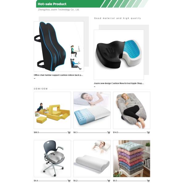 Adjustable Non-Slip Coccyx Cushion Portable Memory Foam Seat Cushion for Office Chair