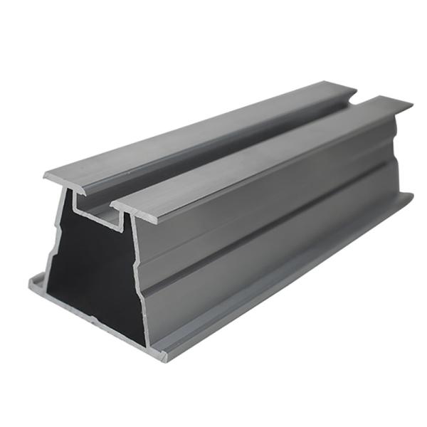 6063-T5 Solar Panel Frame Custom Extruded Aluminum Anodized Aluminum Profile