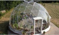 4M - 10M cubierta de PVC marco metálico jardín clara carpa de cúpula geodésica para la venta carpas de fiesta cúpula