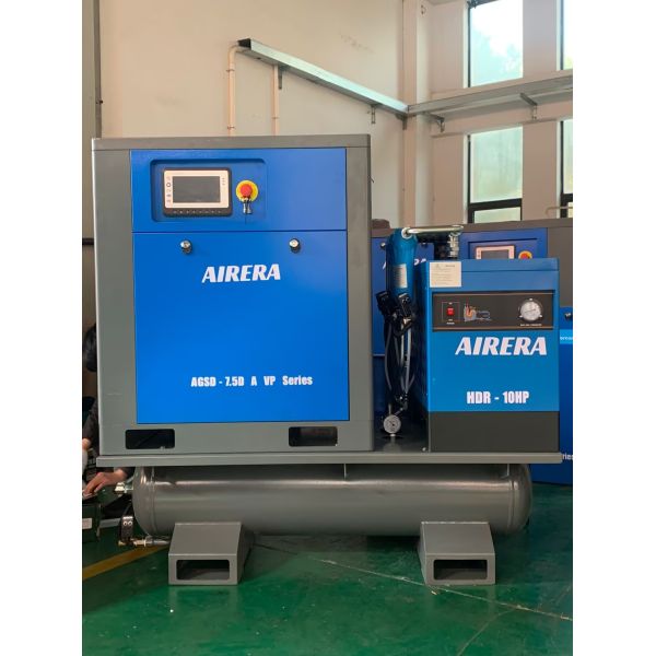 AIRERA AGSD-7.5D A VP 7.5kW Variable Speed Rotary Screw Air Compressor