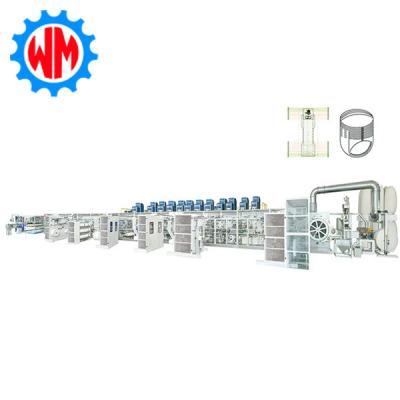600pcss/min Full Servo Baby Training Pants Production Line Intelligent Easy Operation