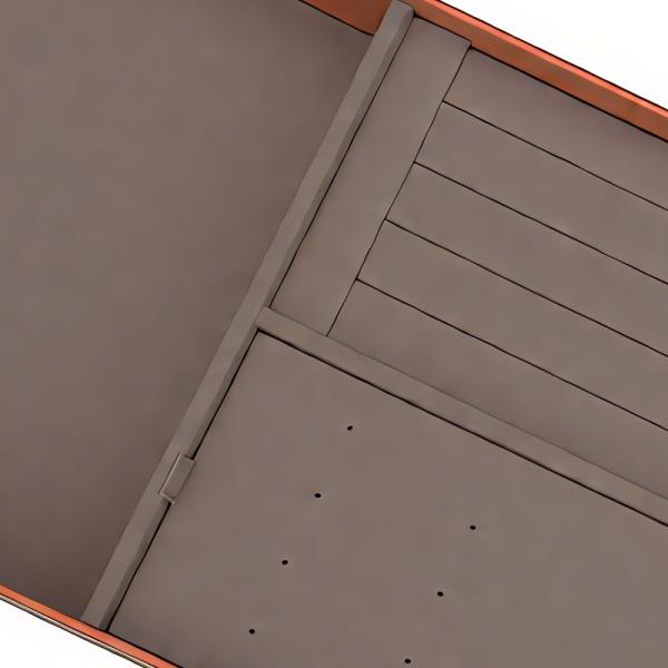 Delicado organizador de joyas hechas a mano bandeja de joyas modulares bandeja de inserción para cajones