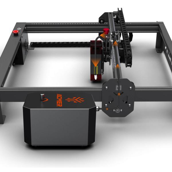 SPCC Laser Engraver Air Assist Pump 12V 24W 10 - 30L/Min Adjustable Airflow