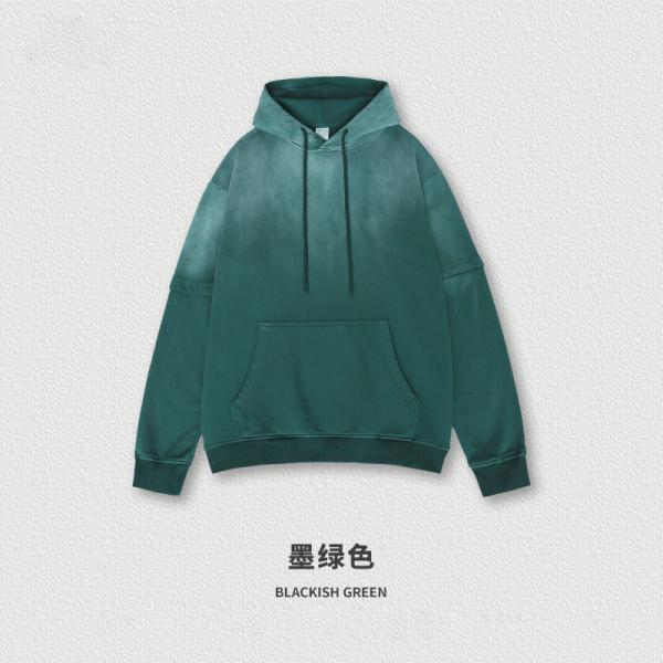                  Casual Hoodies Long Sleeve French Terry Custom Hoodies for Men             