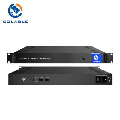 Tv Headend 16 Channels Qam Hd Modulator , Digital CATV IP QAM RF Modulator
