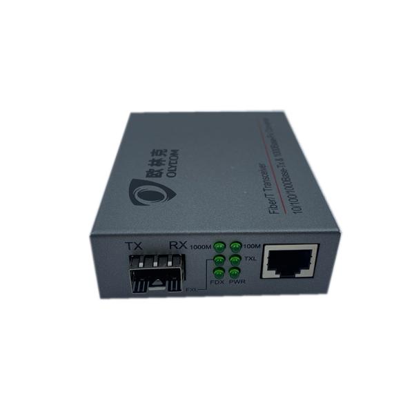 Конвертер 10/100/1000M средств массовой информации волокна LC SFP POE одиночного режима для камер IP