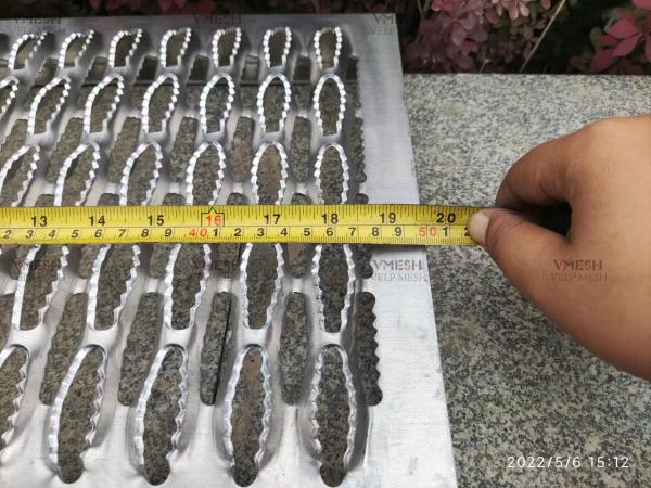Aluminum 1060 Diamond Hole Safety Grating Walkway 12G 14G