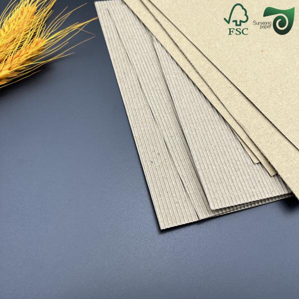 E F Flute Black Corrugated Cardboard 110gsm 120gsm 150gsm  Various Thicknesses