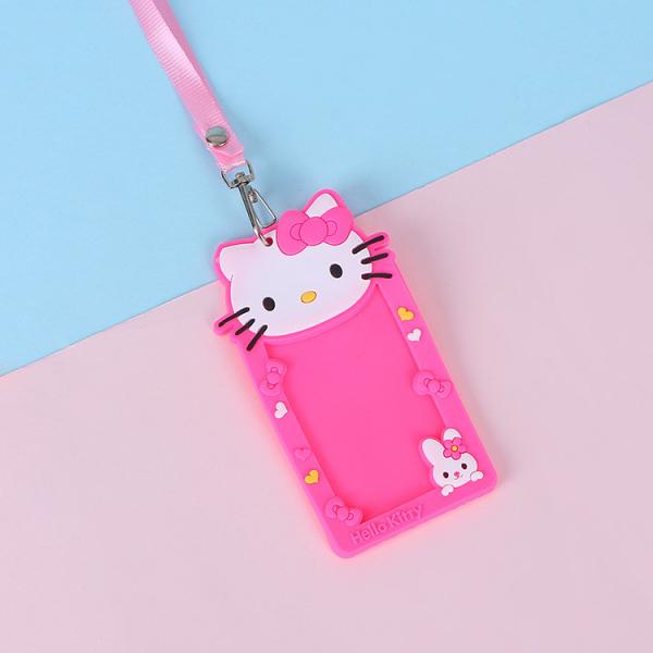 Non-Toxic Silicone ID Badge Holder for Office School ID Credit Cards Proximity Key Cards License