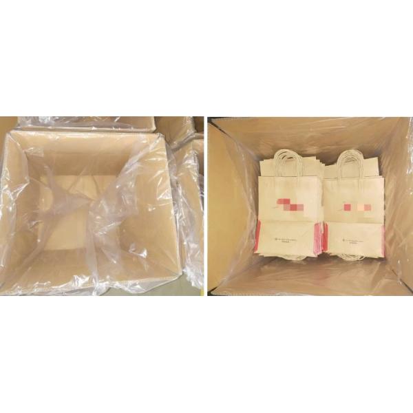 Brown Kraft Fast Food Paper Bag Twisted Handle Paper Takeaway Bags