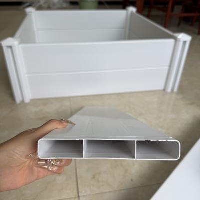 Garden Pvc Plant Bed Plastic Whelping Box White Color For Pupez