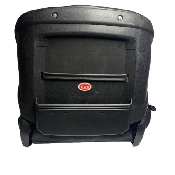 Universal Forklift Seat with Steel Armrest Fold Down Backrest and Leather Material for Long Working Life