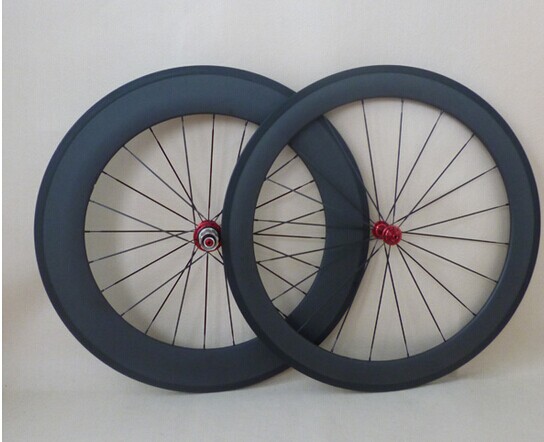 2014 hot sale special assemble  700c carbon wheelset 60mm+88mm 23mm clinche for road bike