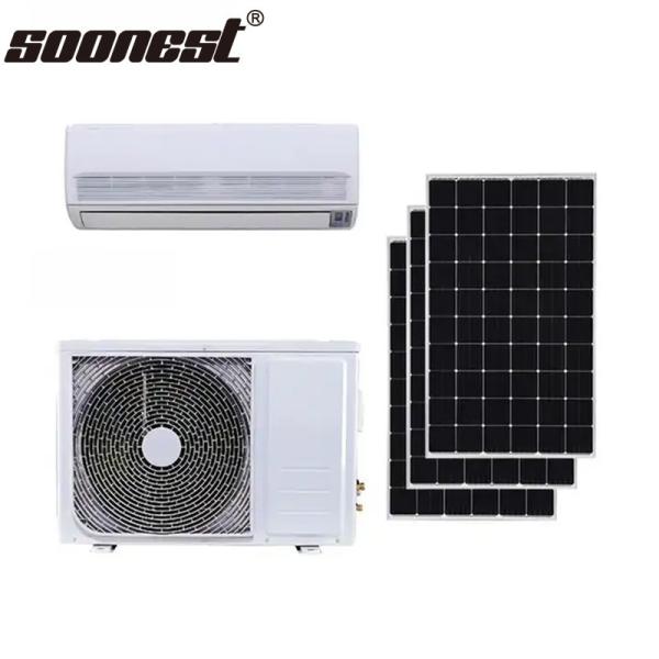 24V 48V Multi-Split 100% Dc48V Solar Air Conditioner 18000Btu 24000Btu Hybrid Solar A/C Type Air Conditioner