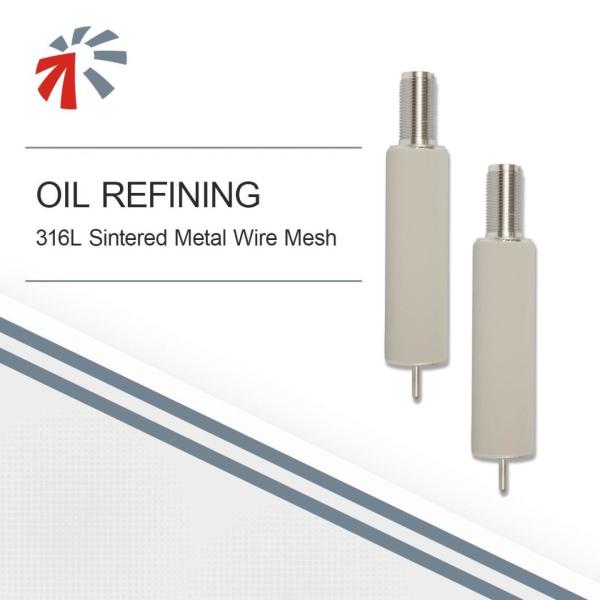 Customized 316L Stainless Steel Sintered Metal Wire Mesh Filter Element for Oil Refining