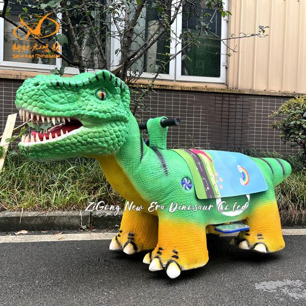 Child Dinosaur Amusement Scooters Coin Operated for Theme Park