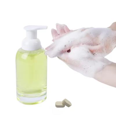 OEM Provide Foaming Hand Soap Tablets Portable Hand Wash Tablet