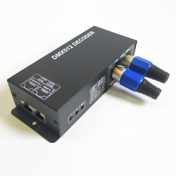 DC12V~24V RGB RGBW 3CH 4CH DMX512 Decoder with Digital Display DMX to PWM Led Strip Dimmer