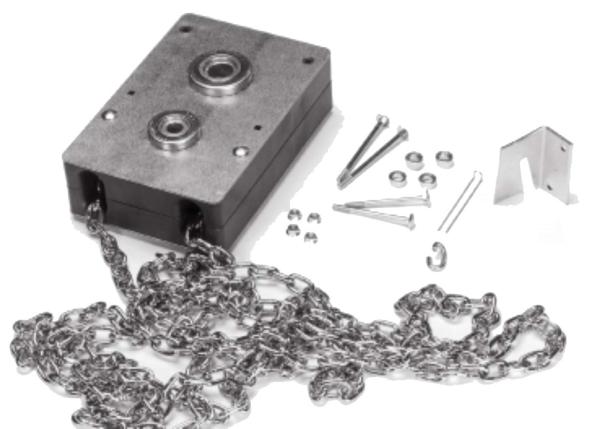 Metal Material Chain Hoist Garage Door Opener 4:1 Ratio Multifunctional