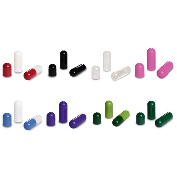 Pharmaceutical GMP 4# Custom Printed Gelatin Capsules