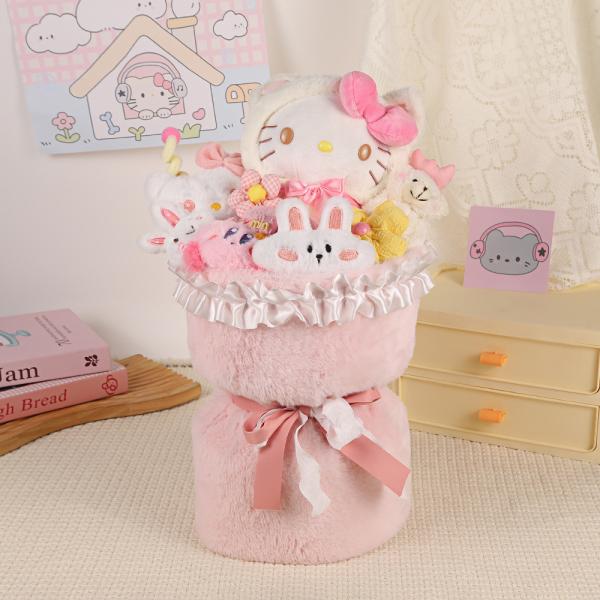 Gift Delu Gypsophila Doll Bouquet Ornaments Birthday Girl Stuffed Animal Flower Bouquet