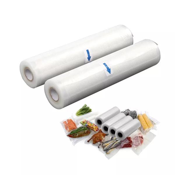 Food Storage Embossed Vacuum Sealer Rolls Cooking Sous Vide Nylon Vacuum Pouches