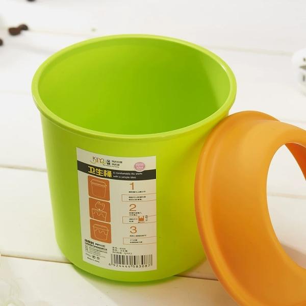 Small Car Home Kids Mini Trash Waste Plastic Dustbin Basket