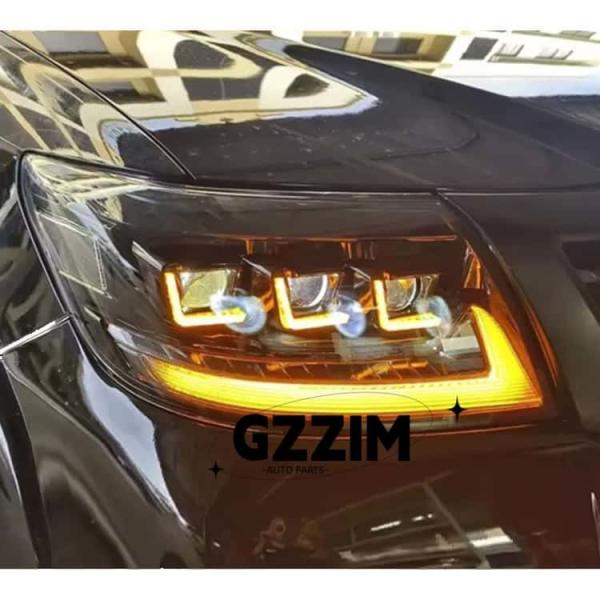 Toyota VIGO Hilux 2012-2014 LED Headlight Assembly New Condition 4 Lens Front Lights with Daytime Running Lights