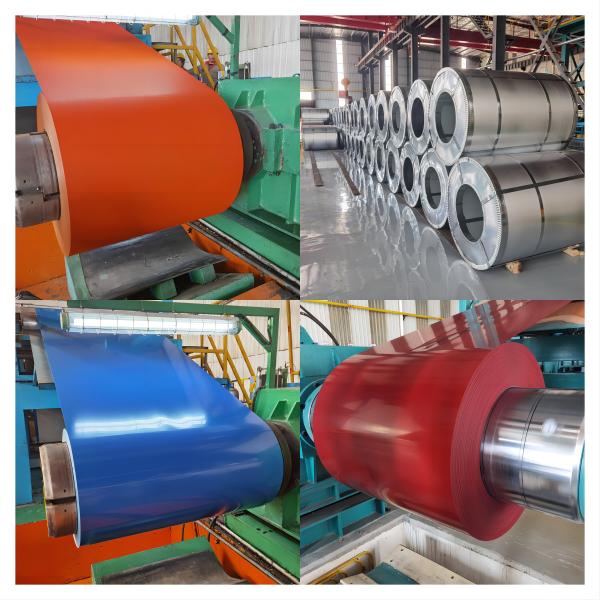 0.13-0.8mm Color Coated Steel Coil Manufacturers With Wrinkle Painting