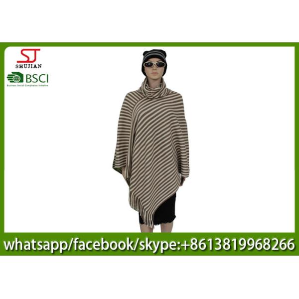 390g 100*90cm 100%Acrylic knitting jacquard tassel snood linking clothes waistcoat best price factory  keep warm