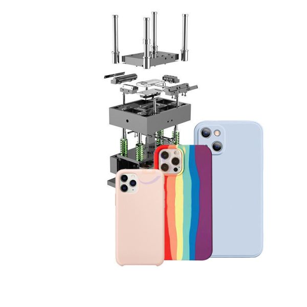 Custom Sizes Silicone Press Mold with 500,000 Shots Life and Precision +/-0.01mm for Durable Phone Case Production