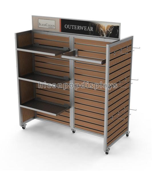 Garment Store Slatwall Display Stands