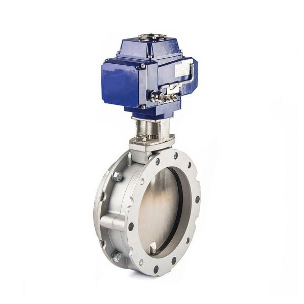 2in 20in Aluminum Alloy High-temperature Flue Dust Removal air Valve Electric Ventilation butterfly Valve DC24VAC110V 220V 380V
