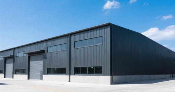 Constructions de stockage en acier préfabriqué de 40x60 résistantes aux intempéries