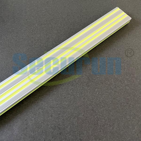 Aluminium Photoluminescent Stair Nosing Strip For School Step Edge Protection