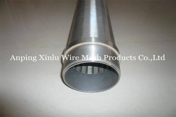 Ss304 168mm Johnson V Wire Screen Pipe For Drilling Oil Well