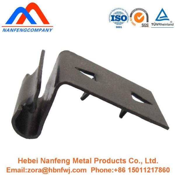 Чёрный оксид покрытый малые трубные зажимы металлические штампы для автомобильных компонентов