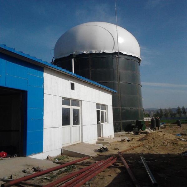 Equipamento anaeróbico do reator da eficiência elevada no projeto da planta do biogás