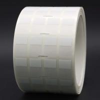 12.7x19.5-9.5mm Étiquettes de câble auto-adhésif 2mil Blanc Mat Translucide Résistant à l'eau