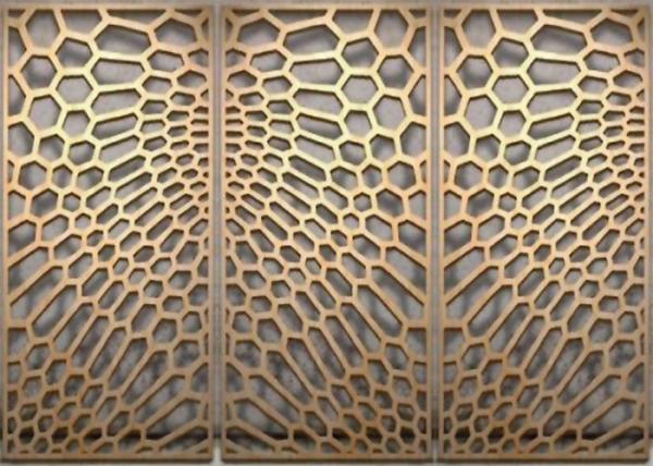 Salt Spray Resistance Stamped Metal Panels , Exquisite Decorative Sheet Metal Panels