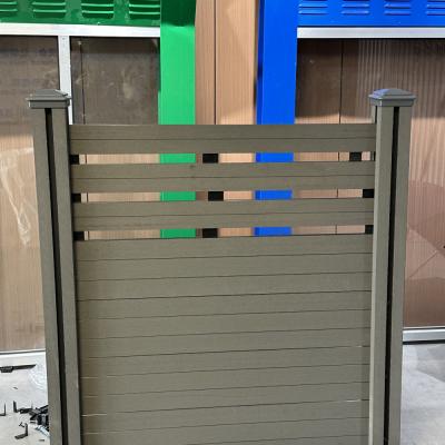 Coffee Color Decorative And Functional WPC Fencing Panels for Outdoor home