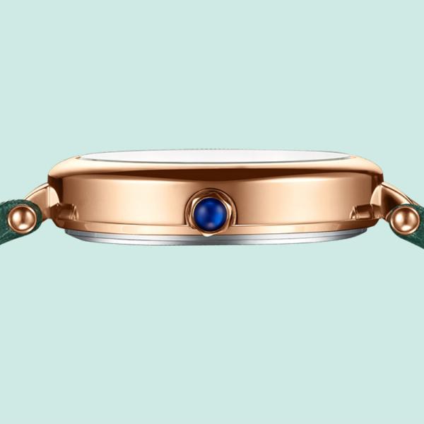 Wearproof Women'S Stainless Steel Waterproof Watch 3Pin Design