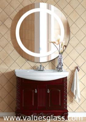 Round Shaped LED Bathroom Mirrors Fashion Appearance With Anti Corrosion Function