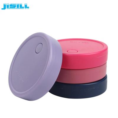 Bloco plástico do gel do suporte do refrigerador da cerveja da caixa de gelo do círculo do transporte 100ml para tipos