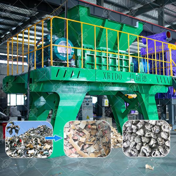 Industrial Shredder Machine For Scrap Metal Recycling Plant Industrial Metal Shredder Machine