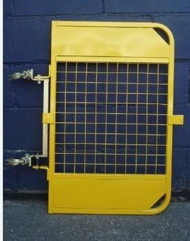 Safety Steel Galvanized Scaffold Ladder Access Gates For Protection Spring Loaded