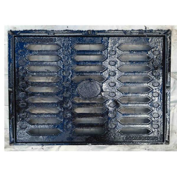 B125 EN124 Cast Iron Trench Drain Grates Anti Rust For Municipal Construction