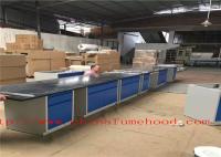 ISO14001 Chemistry Lab Bench Cabinets Alkali Resistant Waterproof