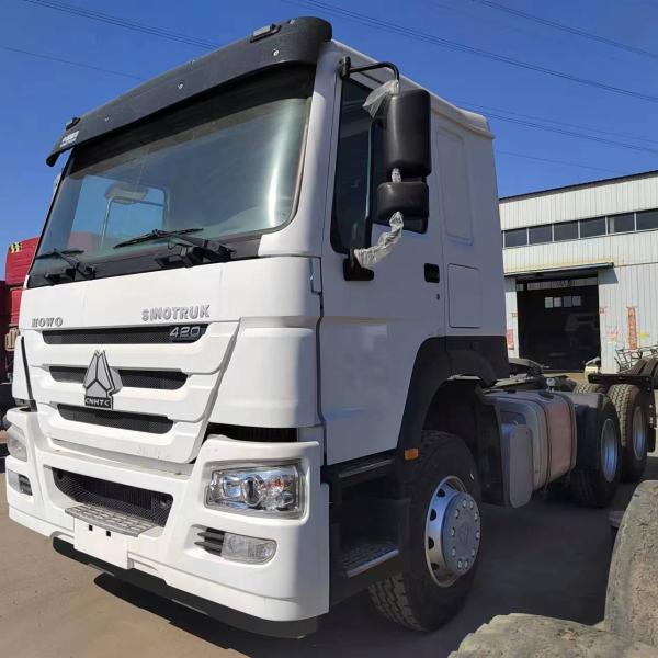 10 Wheeler Old Tractor Trailer Trucks Howo Sinotruk 420hp 6x4